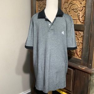 Express for Mess Grey/Black Polo...Size: L Modern Fit